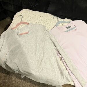Athleta Light Pink Crewneck Sweatshirt